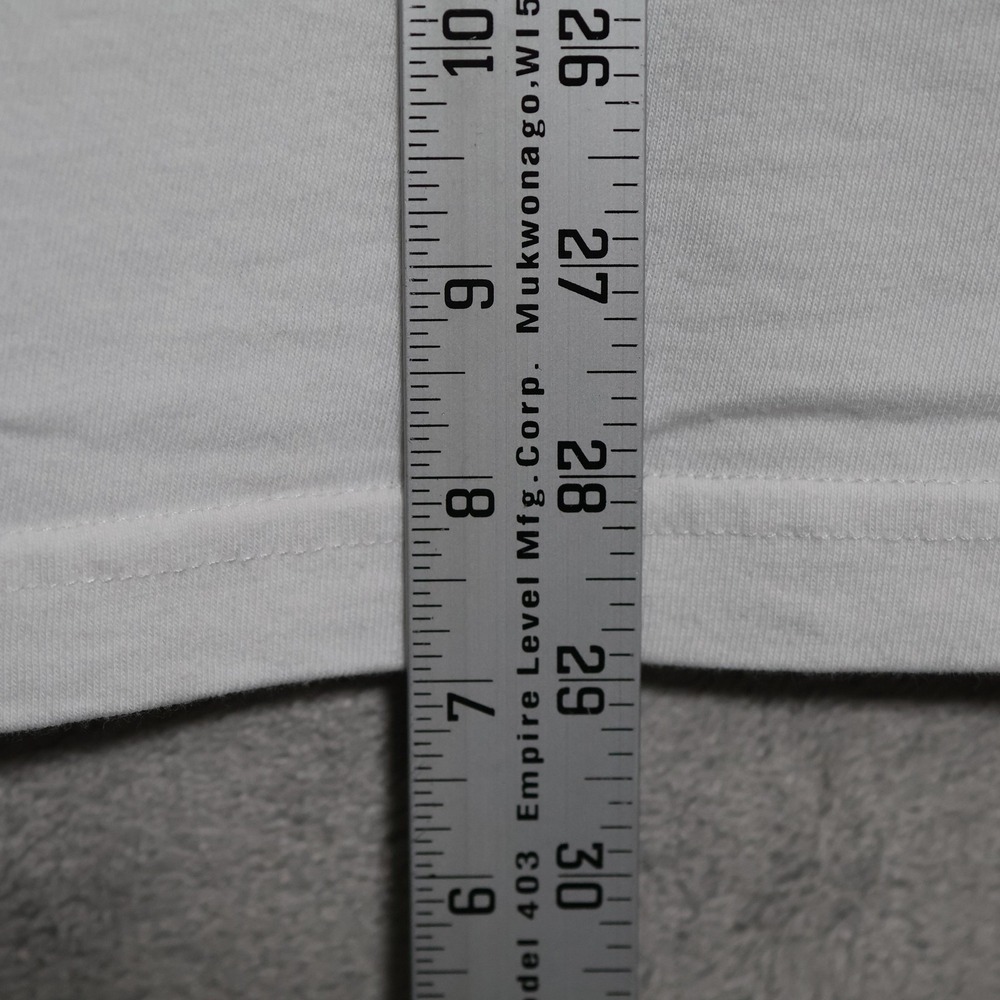 OVO Octobers Very Own T-Shirt Mens Large White Blue Ringer Crewneck Graphic Tee - Picture 8 of 11